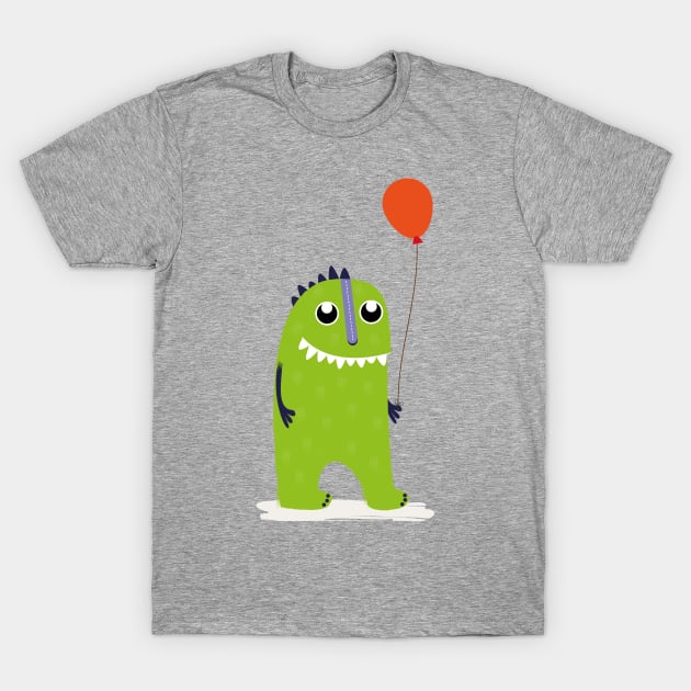 Happy little monster 2 T-Shirt by grafart